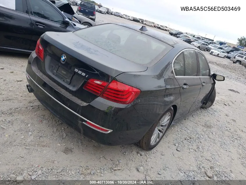 2014 BMW 528I VIN: WBA5A5C56ED503469 Lot: 40713056