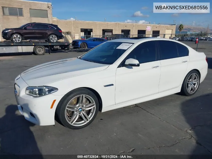 2014 BMW 550I VIN: WBAKN9C5XED680556 Lot: 40732834