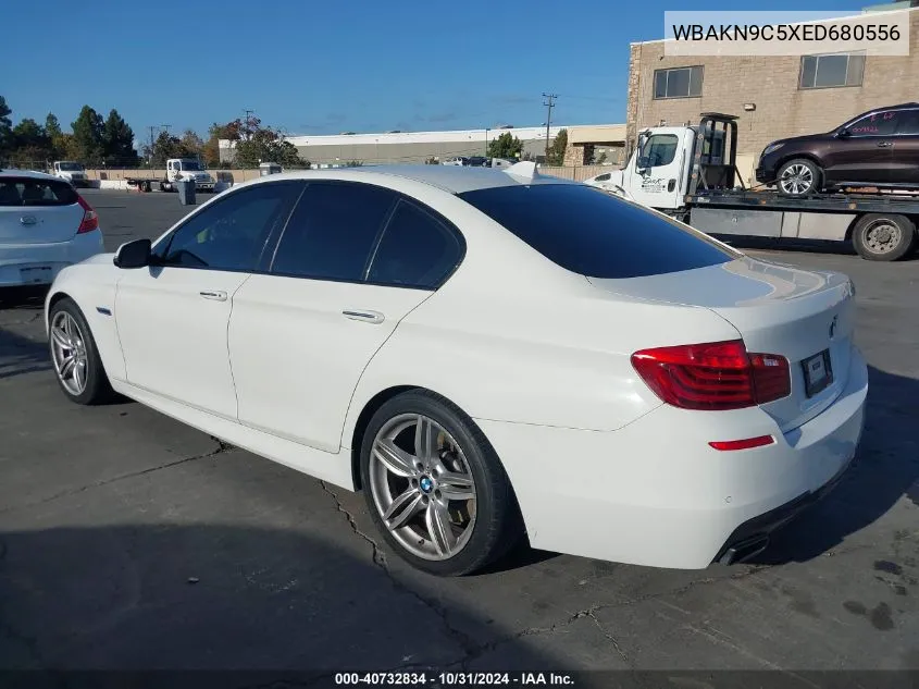 2014 BMW 550I VIN: WBAKN9C5XED680556 Lot: 40732834