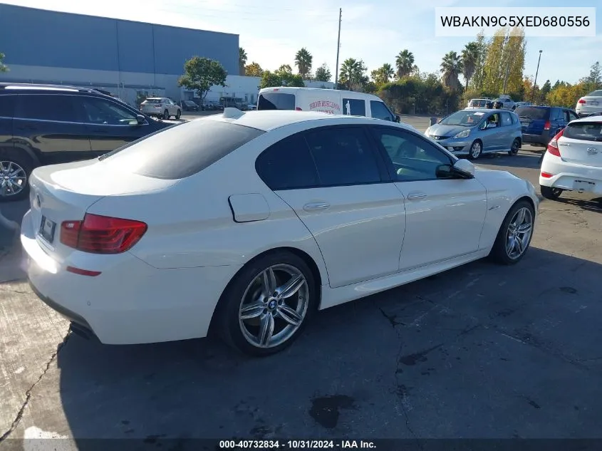 2014 BMW 550I VIN: WBAKN9C5XED680556 Lot: 40732834