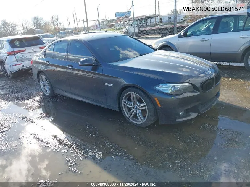 2014 BMW 550I VIN: WBAKN9C50ED681571 Lot: 40900388