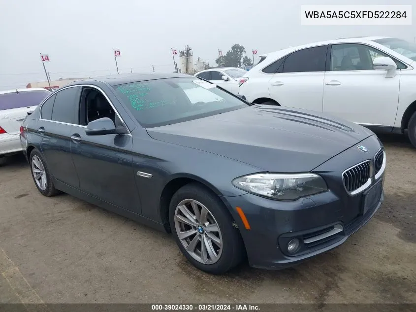 2015 BMW 528I VIN: WBA5A5C5XFD522284 Lot: 39024330