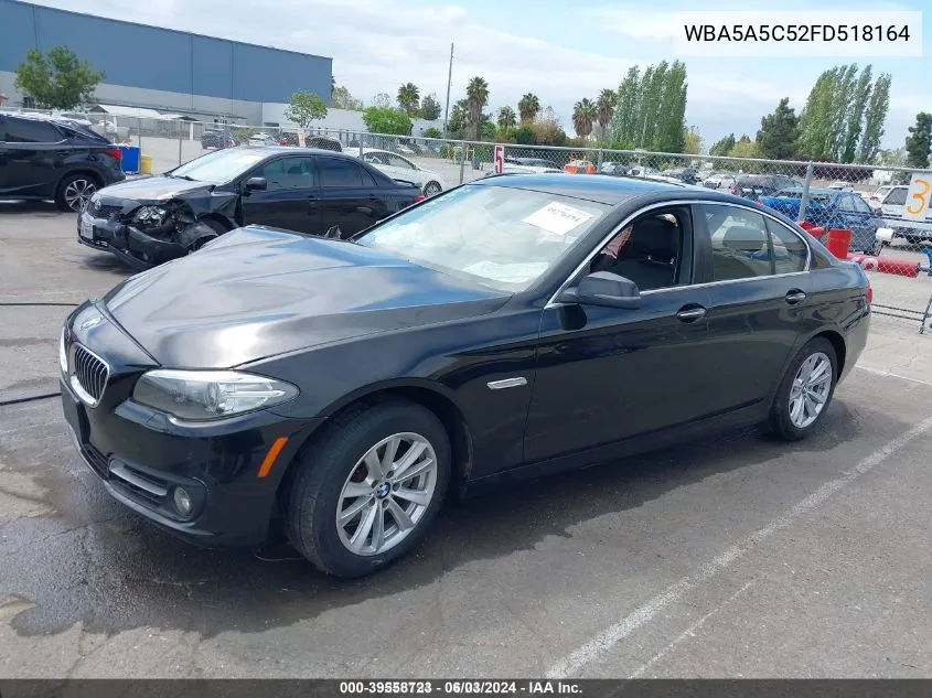 2015 BMW 528I VIN: WBA5A5C52FD518164 Lot: 39558723