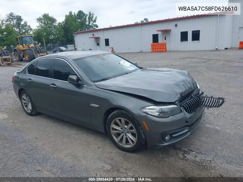 2015 BMW 528I xDrive VIN: WBA5A7C58FD626610 Lot: 39954420