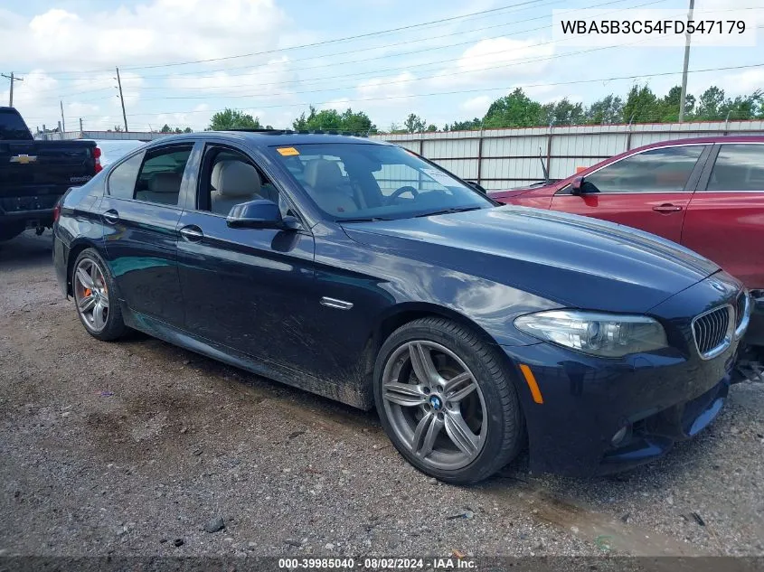 2015 BMW 535I xDrive VIN: WBA5B3C54FD547179 Lot: 39985040