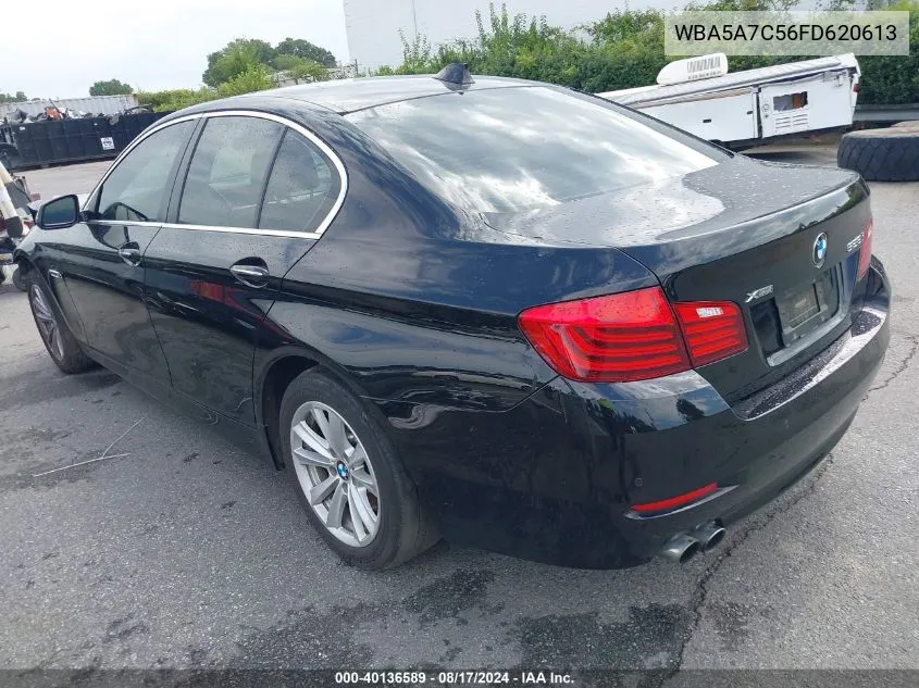 2015 BMW 528I xDrive VIN: WBA5A7C56FD620613 Lot: 40136589