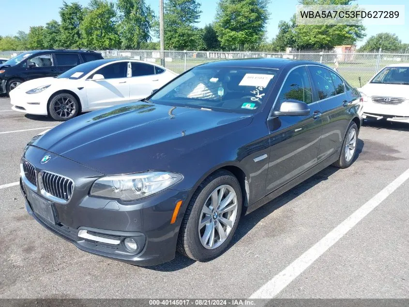 2015 BMW 528 Xi VIN: WBA5A7C53FD627289 Lot: 40145017