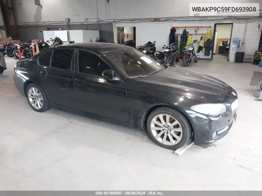 2015 BMW 550I xDrive VIN: WBAKP9C59FD693908 Lot: 40195500