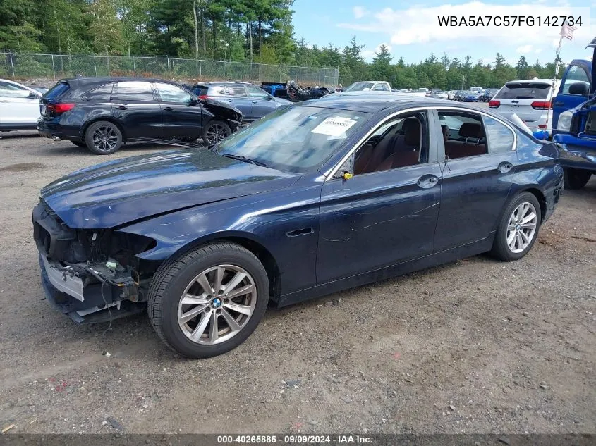 WBA5A7C57FG142734 2015 BMW 528I xDrive