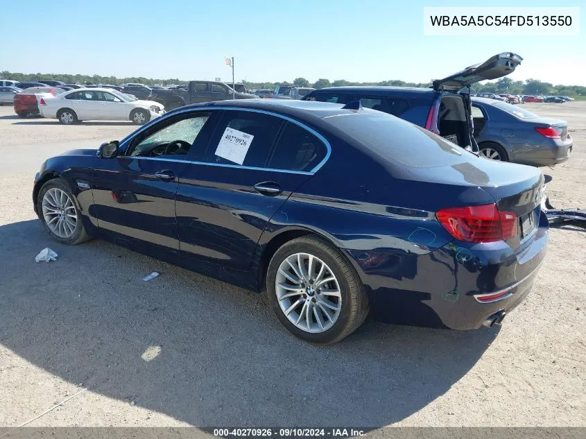 2015 BMW 528I I VIN: WBA5A5C54FD513550 Lot: 40270926