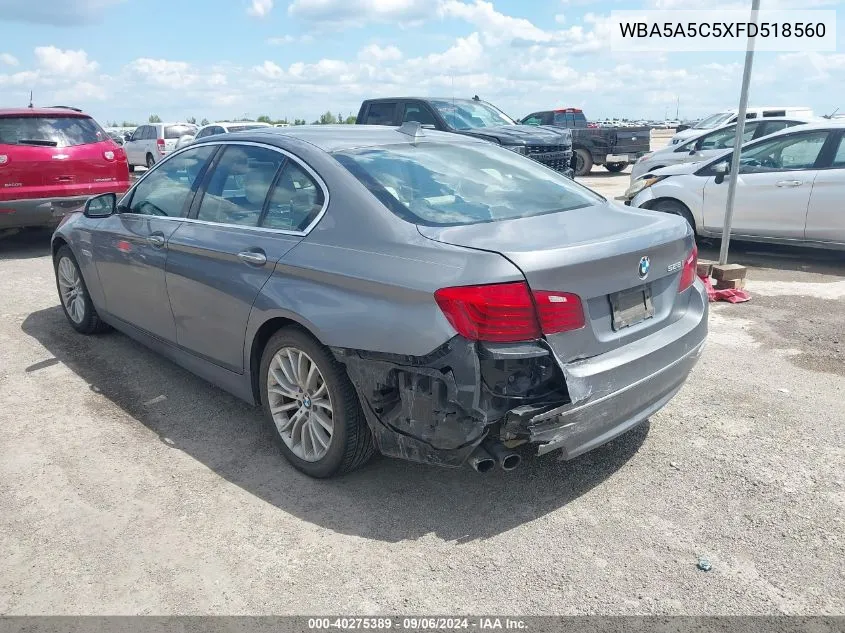 WBA5A5C5XFD518560 2015 BMW 528I