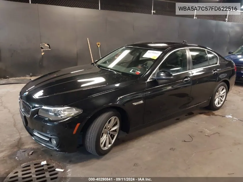 2015 BMW 528I xDrive VIN: WBA5A7C57FD622516 Lot: 40290841