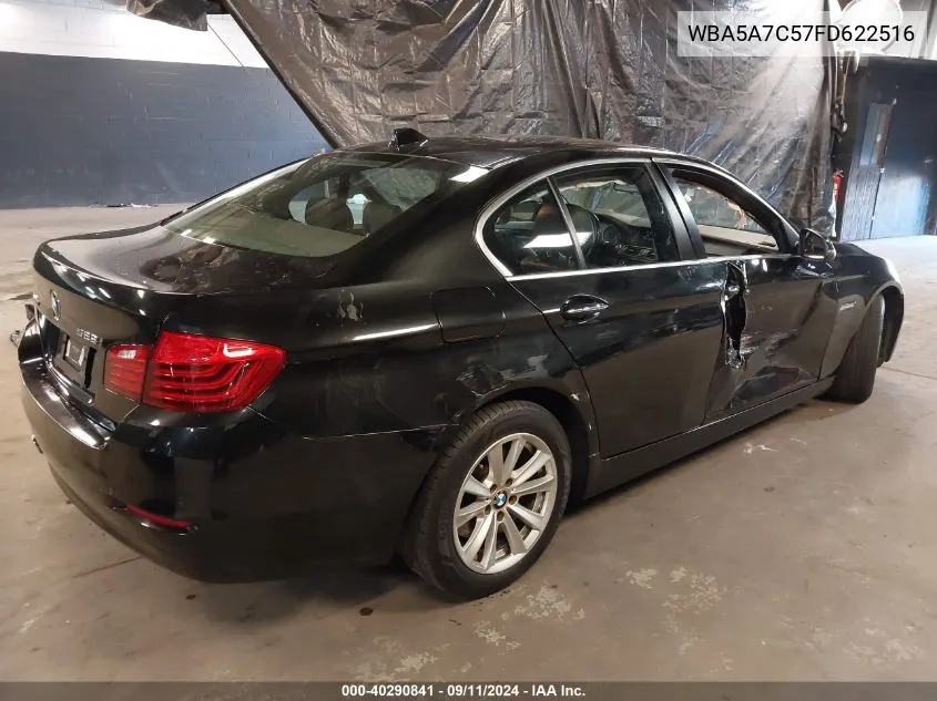 2015 BMW 528I xDrive VIN: WBA5A7C57FD622516 Lot: 40290841