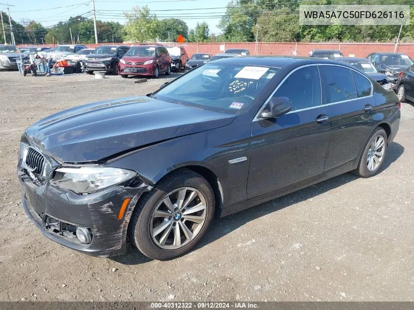 2015 BMW 528I xDrive VIN: WBA5A7C50FD626116 Lot: 40312322