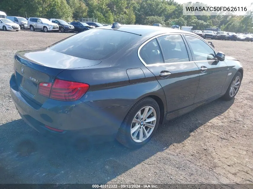 2015 BMW 528I xDrive VIN: WBA5A7C50FD626116 Lot: 40312322