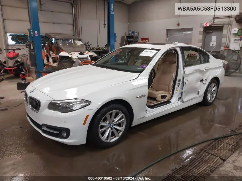 2015 BMW 528I I VIN: WBA5A5C53FD513300 Lot: 40319502