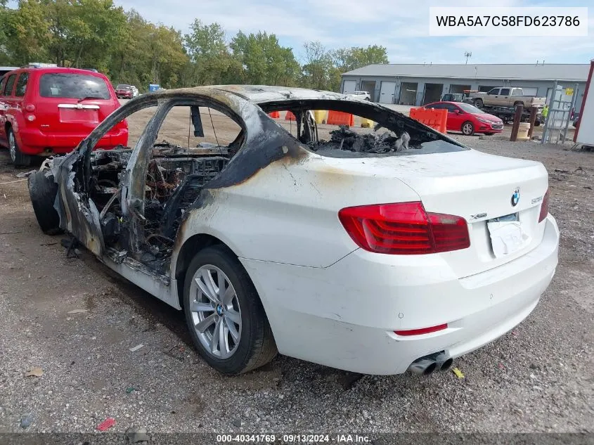 2015 BMW 528 Xi VIN: WBA5A7C58FD623786 Lot: 40341769