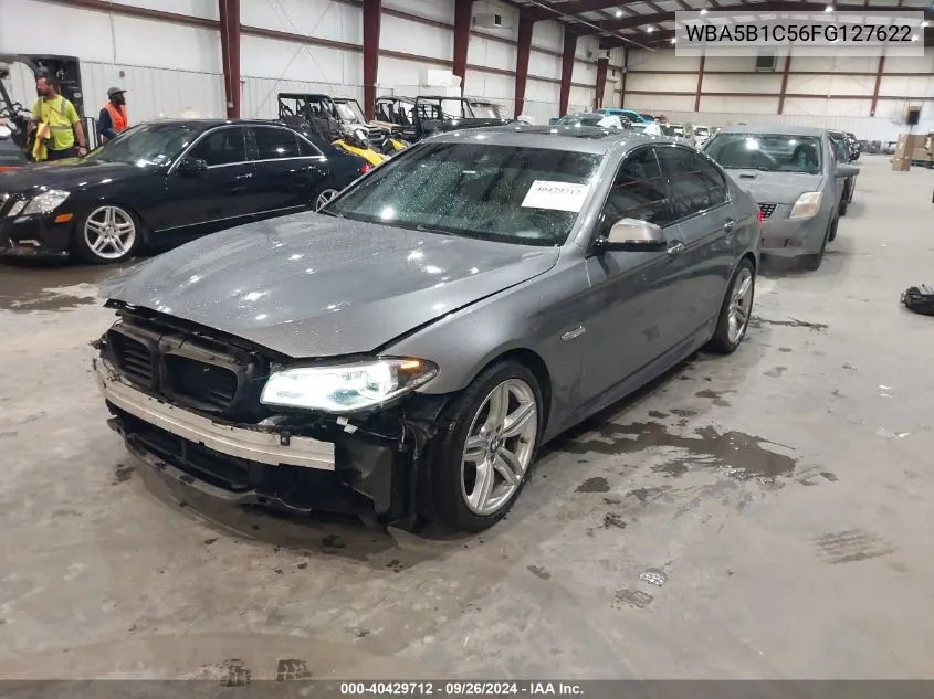 2015 BMW 535I VIN: WBA5B1C56FG127622 Lot: 40429712