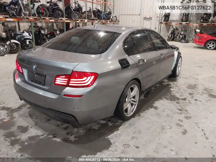 2015 BMW 535I VIN: WBA5B1C56FG127622 Lot: 40429712