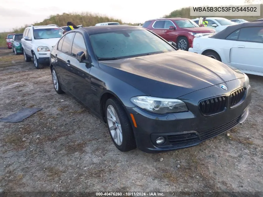 2015 BMW 535I xDrive VIN: WBA5B3C53FD544502 Lot: 40476260