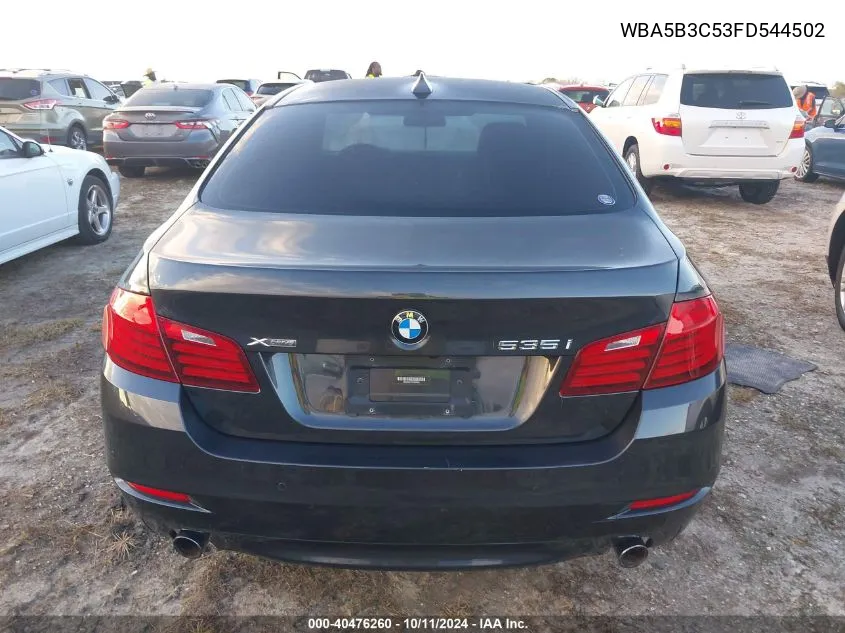 WBA5B3C53FD544502 2015 BMW 535I xDrive