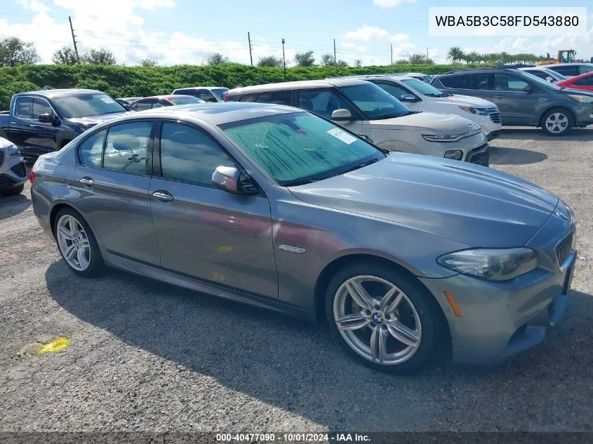 2015 BMW 535 Xi VIN: WBA5B3C58FD543880 Lot: 40477090