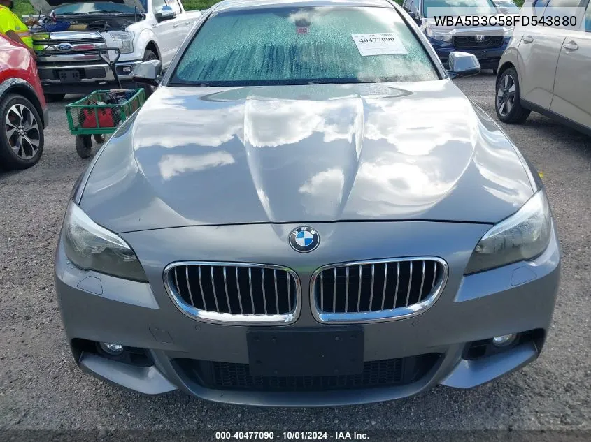 2015 BMW 535 Xi VIN: WBA5B3C58FD543880 Lot: 40477090