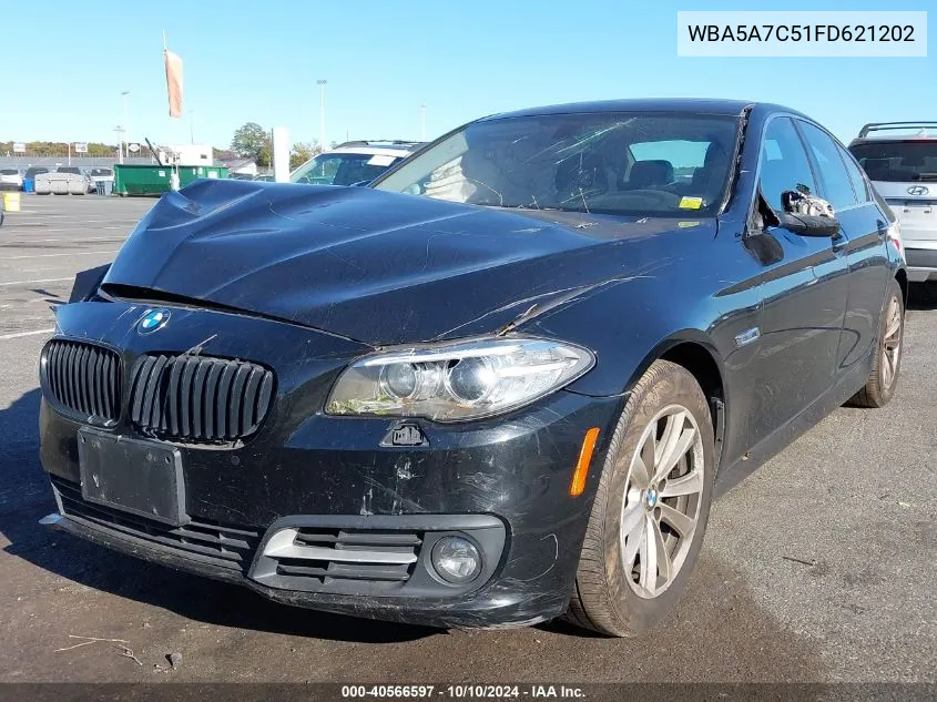 2015 BMW 528I xDrive VIN: WBA5A7C51FD621202 Lot: 40566597