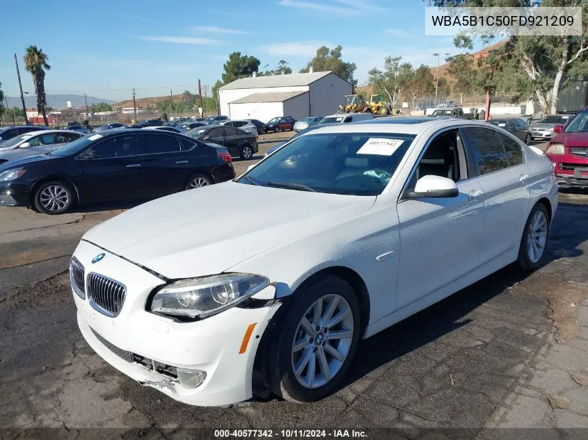 2015 BMW 5 Series 535I VIN: WBA5B1C50FD921209 Lot: 40577342