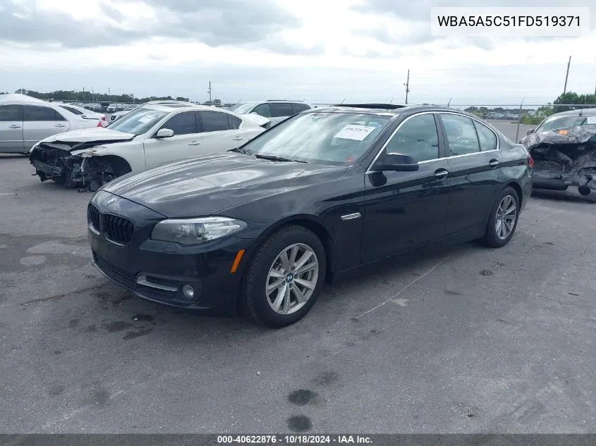 2015 BMW 528 I VIN: WBA5A5C51FD519371 Lot: 40622876