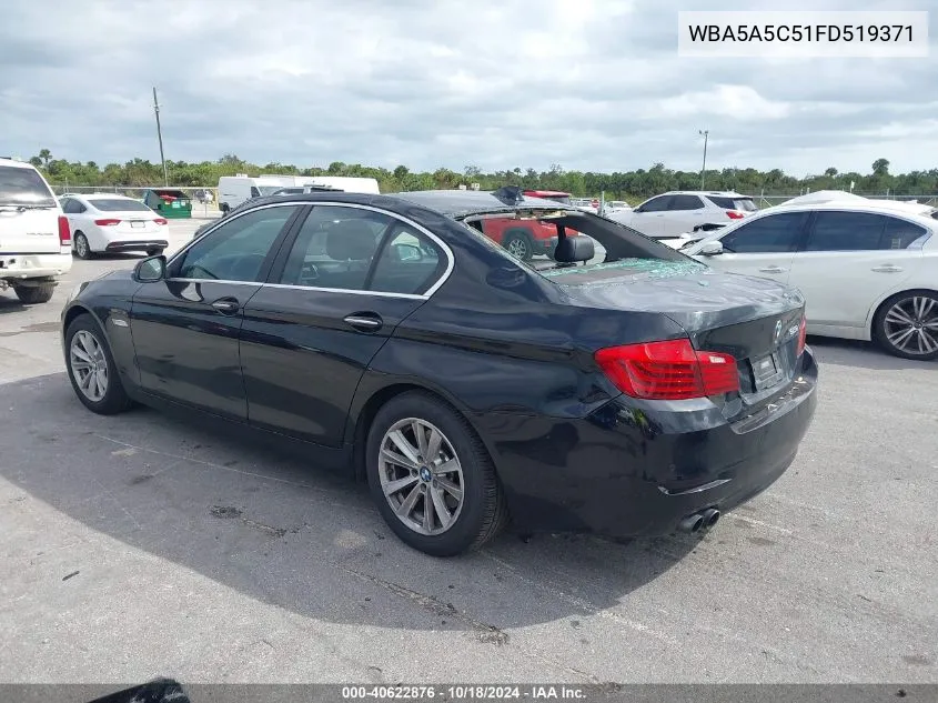 2015 BMW 528 I VIN: WBA5A5C51FD519371 Lot: 40622876