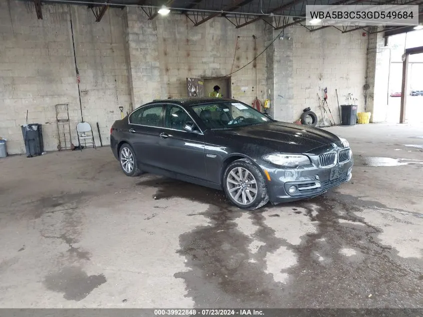 WBA5B3C53GD549684 2016 BMW 535I xDrive