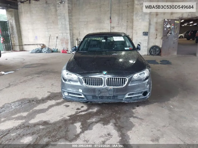 WBA5B3C53GD549684 2016 BMW 535I xDrive