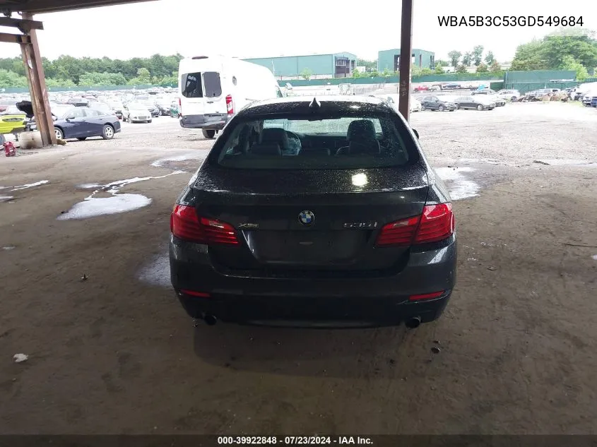 WBA5B3C53GD549684 2016 BMW 535I xDrive