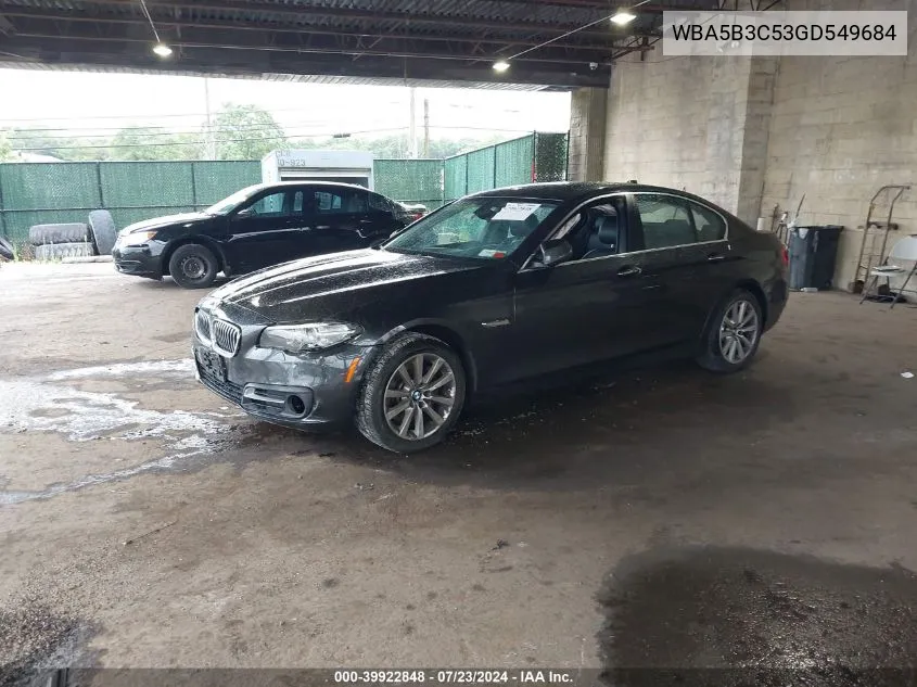 WBA5B3C53GD549684 2016 BMW 535I xDrive