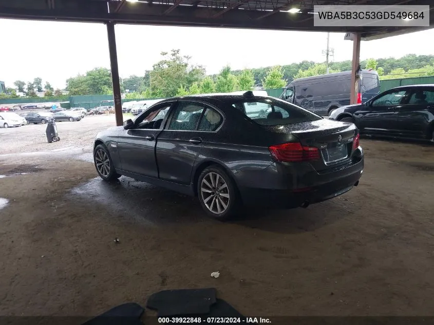 WBA5B3C53GD549684 2016 BMW 535I xDrive