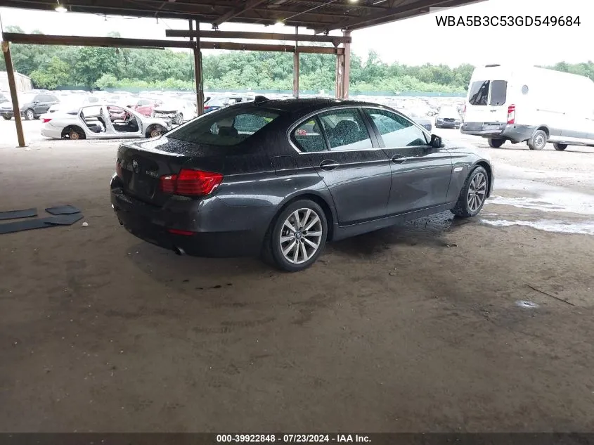 WBA5B3C53GD549684 2016 BMW 535I xDrive