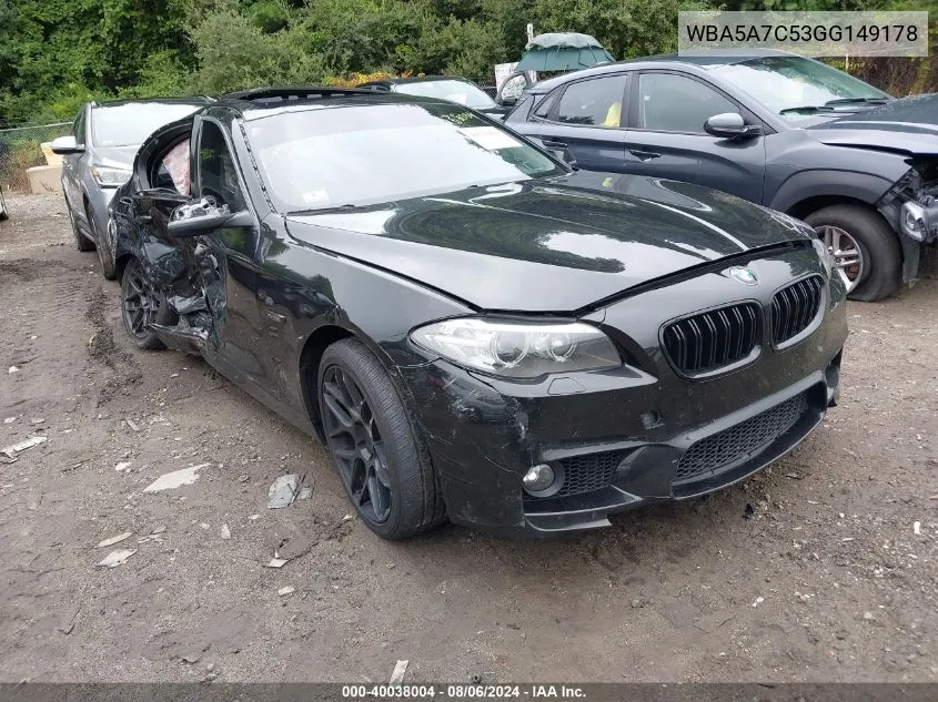 WBA5A7C53GG149178 2016 BMW 528I xDrive