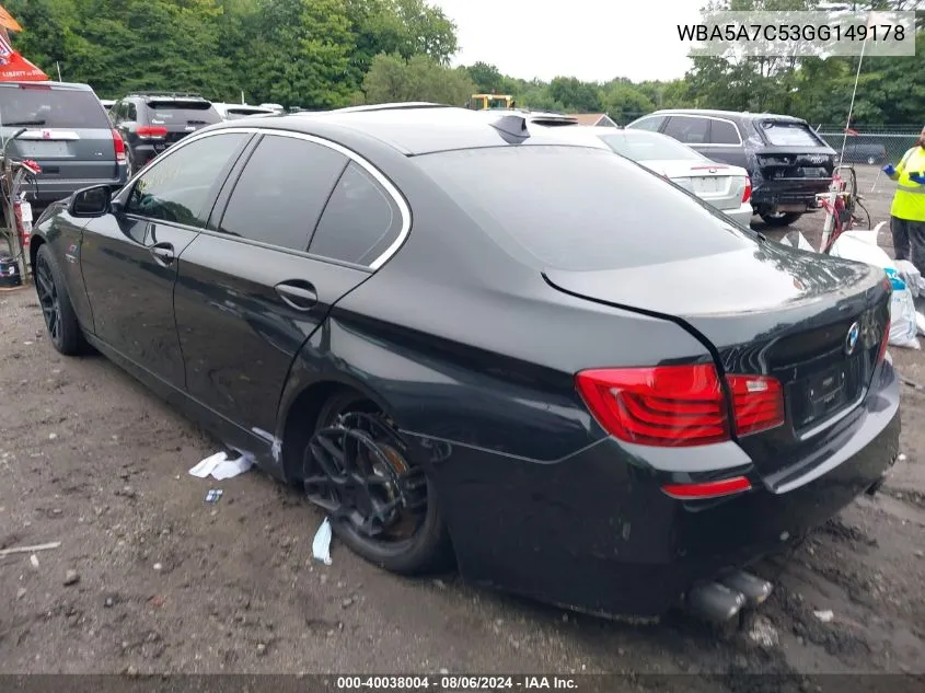 WBA5A7C53GG149178 2016 BMW 528I xDrive