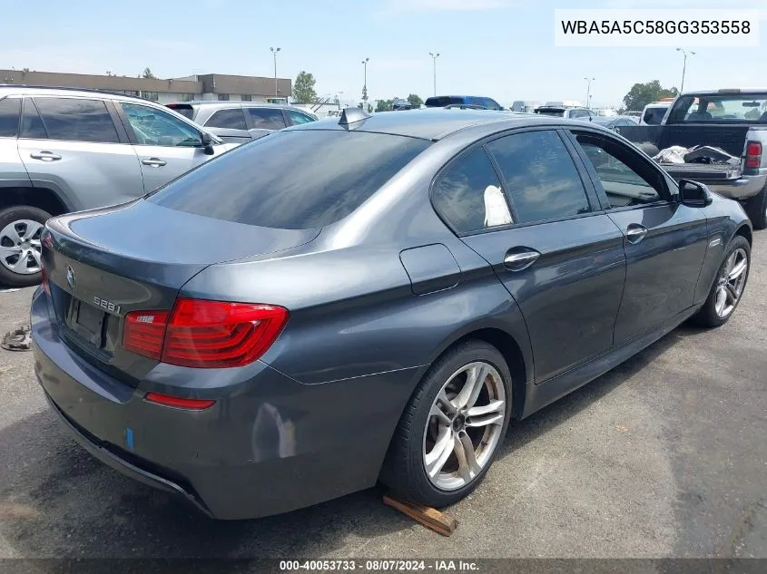 WBA5A5C58GG353558 2016 BMW 528I