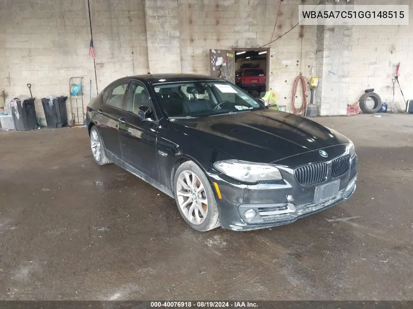 WBA5A7C51GG148515 2016 BMW 528I xDrive