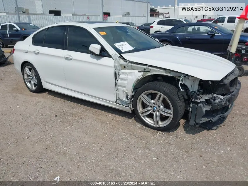 2016 BMW 535I VIN: WBA5B1C5XGG129214 Lot: 40183163