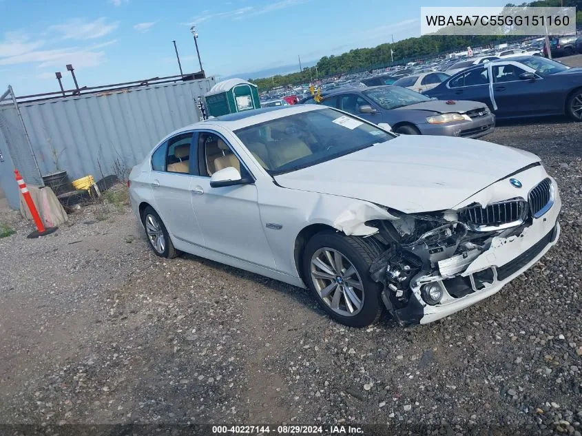 WBA5A7C55GG151160 2016 BMW 528I xDrive