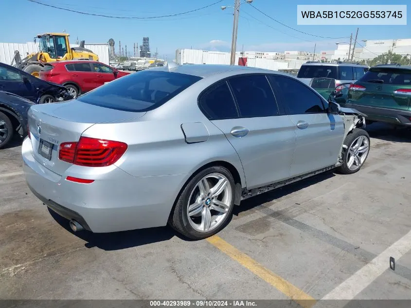 WBA5B1C52GG553745 2016 BMW 535I