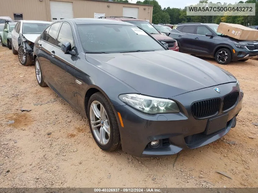 WBA5A7C50GG643272 2016 BMW 528I xDrive