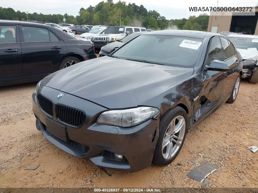 WBA5A7C50GG643272 2016 BMW 528I xDrive