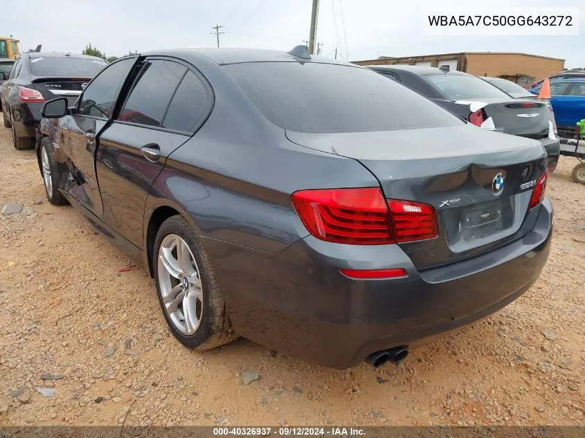 WBA5A7C50GG643272 2016 BMW 528I xDrive