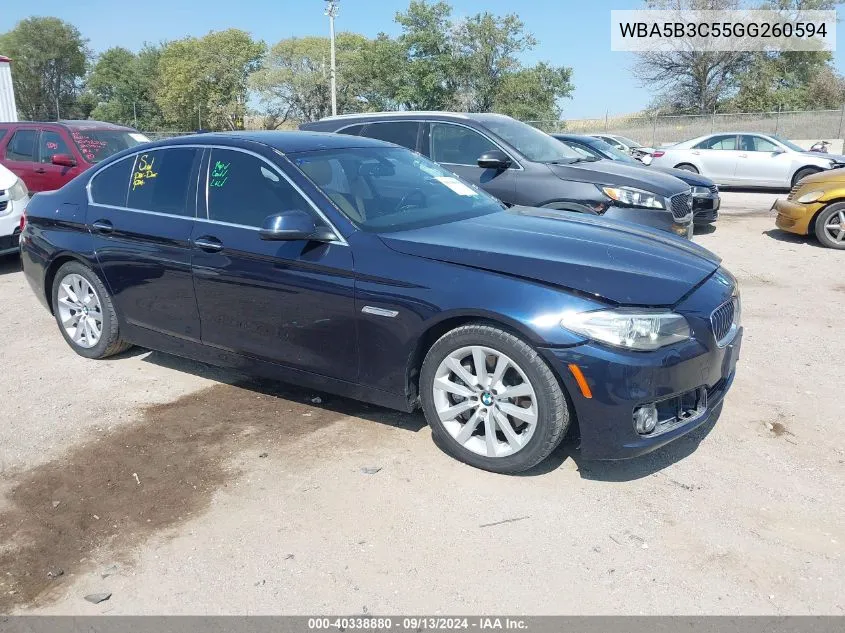 WBA5B3C55GG260594 2016 BMW 535I xDrive