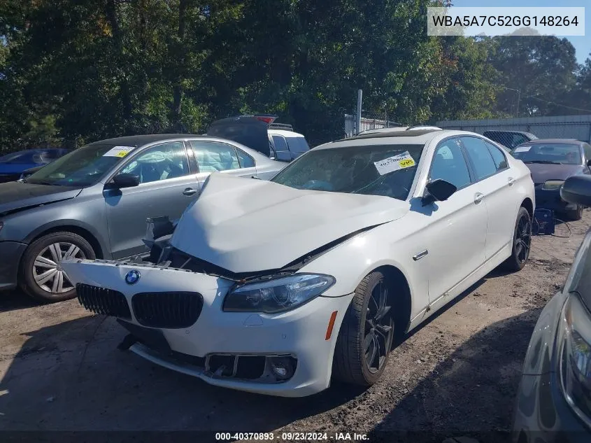 WBA5A7C52GG148264 2016 BMW 528 Xi