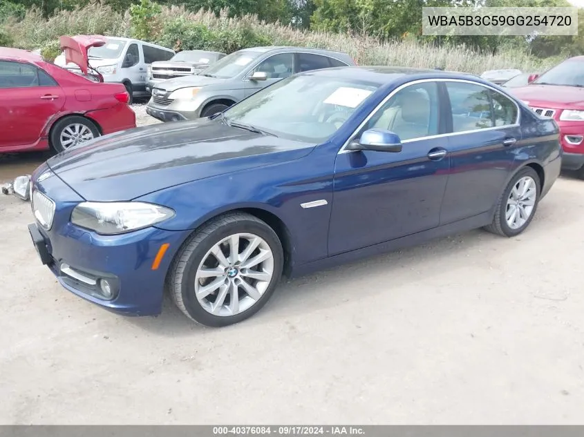 2016 BMW 535I xDrive VIN: WBA5B3C59GG254720 Lot: 40376084